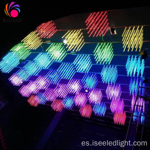 Tubo de iluminación de cubos LED colorido DMX512